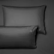 Bianca Heston 300tc Percale Cotton Sheet Combo Set Charcoal - King Bed