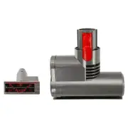 Mini Motorized Motor Head Brush Compatible with Dyson V7 V8 V10 V11 V15 Replacement Part, Mattress Tool for Bed Sofa Car Carpet Curtain (Hard Nylon Brush)
