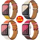 適用apple watch8表帶蘋果s8手表帶真皮iwatch7/4/5/SE/6代s7女男運動透氣49/42/40/44mm潮智能配件替換帶s6