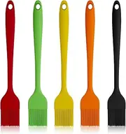 Silicone Basting Pastry Brush, Heat Resistant Pastry Brush Set, One-Piece Design, Perfect for Baking, Grilling, Spreading Oil, Butter, BBQ Sauce, or Marinade, Dishwasher Safe