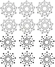 [KBQLXPKJW] Pasties Pack Rhinestone Pasties Pasties Nipple Covers Nipple Covers Nipple Covers 6 Pairs Crystal Rhinestone Pasties Breast Stickers, Reusable Self-Adhesive Glitter Nipple Pasties for Women Role Play/