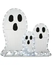 National Tree Company 36in Pre-Lit Ghost Trio