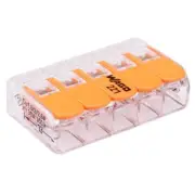 50 x 221-615 WAGO 5-Way Compact Lever Connector 6mm² 41A