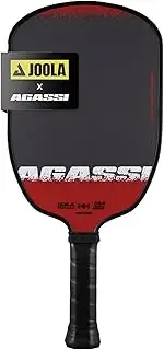 JOOLA Pickleball Paddles & Sets – Agassi Shape or Essentials – Fiberglass or Carbon Fiber Surface – UPA-A & USAP Approved – Single Paddle or Pickleball Set with Balls & Bag – Enhanced Spin & Control