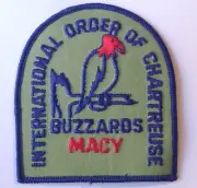 RARE Girl Scout INTERNATIONAL ORDER OF CHARTREUCE BUZZARDS PATCH Edith Macy NEW