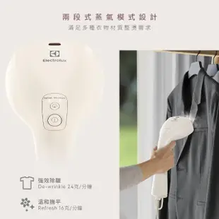 【Electrolux 伊萊克斯】UltimateCare700 兩用式手持蒸氣掛燙機-燕麥白/薰衣草紫(隨機出貨)