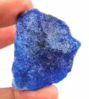 DYED 200 Ct Certified Natural African Blue Sapphire Uncut Rough Loose Gemstone