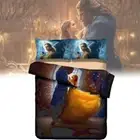 Luxurious 3d Bed Sheet Set Modern Simple Polyester Fiber Full Size For