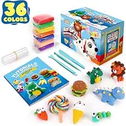 Sago Brothers Air Dry Clay, 36 Colors Modeling Clay for Kids, Molding Magic Clay for Slime add ins & Slime Supplies, Kids Gifts Art Set for Boys Girls
