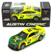 2023 Austin Cindric #2 Quaker State / Menards 1:64 Scale - Instock