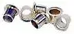 Handyct Grommet Sleeve Shelf Pins, Brass, Nickel (Bag of 20) (1/4", Nickel)