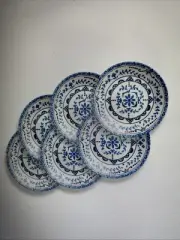 CORELLE VITRELLE " PORTOFINO " 6 3/4 APPETIZER PLATES SET OF 6 #1137569 NEW