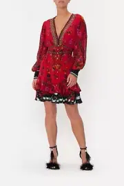 Camilla View From The Veil Button Front Frill Dress