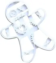 Gingerbread Cookie Cutter,Christmas Carved Cookie Cutter Mold - Festive Cookie Mould Gingerbread Man Cookies Cutter Shapes Kitchen Baking Tools for Home Kids Adults