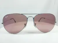 在飛比找Yahoo!奇摩拍賣優惠-『逢甲眼鏡』Ray Ban雷朋 全新正品 太陽眼鏡 銀色金屬