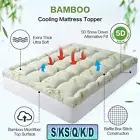 Mattress Topper Pad 1000GSM Bamboo Fibre Underlay Queen King Double Single