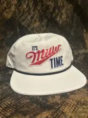 It’s Miller Time White SnapBack Hat