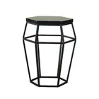 Modern Furniture FORD 46x46cm Side Table/Stool - Black