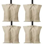 Canopy Weights Gazebo Tent Sand Bags in Beige, 4-Pack