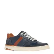 TATE BLUE LEATHER SHOES
