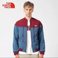 在飛比找蝦皮購物優惠-The North Face北面男款藍紅復古運動外套 201