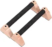 Push up Bars for Men - Push up Handles Parallettes Bars - 2X Workout Equipment with Ergonomic Wooden Grips for Calisthenics, Fitness Training