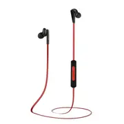 HE01 Neckband Wireless Earphones Stereo Sport Magnetic Bluetooth-Compatible 5.0 Headset Sports Running Waterproof Headset - Red