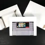 50 SNES Trays Super Nintendo Reproduction Tray Inserts White Box Lot