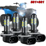 4x For Polaris Sportsman 500 550 570 600 700 800 850 XP 100W LED Headlight Bulbs