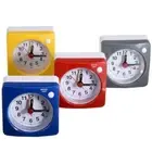 No Tick Battery Operated Alarm Clock Home Decor Number Clock Bedside Clocks