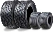 4 WANDA Zero-Turn Lawn Mower Turf Tires 13x6.50-6 & 20x12-10 /4PR -13081/13042