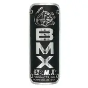Mongoose - 1984-85 Head tube badge - MOORPARK INC 4 hole - Old school bmx