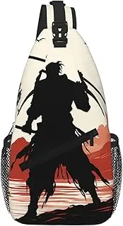 Samurai Sling Bag For Women Men Travel Hiking Backpack Crossbody Shoulder Chest Bags Casual Daypack