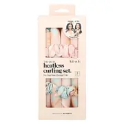 Kitsch, The Satin Heatless Curling Set, Sunset Tie Dye, One Set