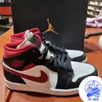 AIR JORDAN 1 MID METALLIC RED 白黑紅 554724-122