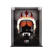 UNIQUEDISPLAY Display Case for LEGO 75327 Luke Skywalker (Red Five) Helmet