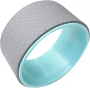 Yardwe Pilates Ring Yoga Wheel Backbend Aid Muscle Roller Sport Training Props Grey