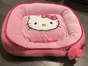 Hello Kitty Pink Plush Pet Bed Small Size Sanrio 24x20 New
