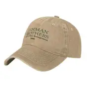 Lehman Brothers Risk Management Denim Baseball Cap Running Hippie Trucker Hat