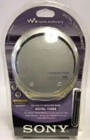 Sony Walkman D-FJ210 CD Player AM/FM Digital Tuner Silver NEW AND SEALED