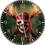 Pirates of the Caribbean Frameless Borderless Wall Clock Gifts or Decor Y12