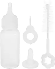 INOOMP Pet Nursing Bottle Kitten Bottle Feeding Kit Kitten Milk Bottles for Puppies Newborn Pets Small Animals 60ml