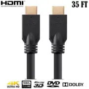35FT HDMI Cable HDTV Cord 1080p 4K 3D PS4 XBOX BLURAY 10Gbps Deep Color HD TV