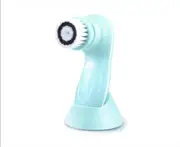 Blue Face Cleaner Waterproof Electric Facial Brush Skin Care Cleansing Massager