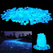 Glow in the Dark Garden Pebbles Stones Rocks for Yard and Walkways Decor, DIY De