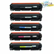 5PK 201X CF400X CF401X CF402X CF403X Color Toner For HP LaserJet M252dw M277