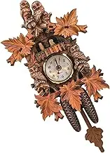 Alipis Cuckoo Clock Wall Clock Traditional Clock Retro Bird House Clock