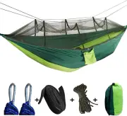 Camping Hammock,Portable Hammock with Adjustable Tree Straps for Outdoor Hiking,