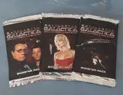 Battlestar Galactica CCG Sealed 3 Booster Packs BASE SET Collectible Card Game
