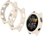 3 Pack Soft TPU Case Protector Compatible with Garmin Forerunner 265S Bumper Watch Protective Case Cover Smartwatch Accessories